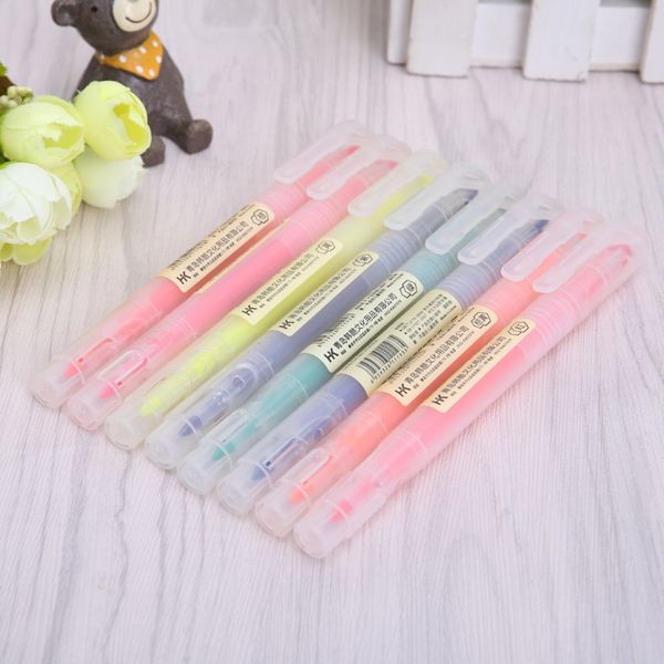 8 colors highlighter artist dual head sketch markers set school drawing supplies art mark jun-28a, Black;red
8 colors highlighter artist dual head sketch markers set school drawing supplies art mark jun-28a, Black;red