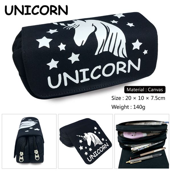 unicorn printed boys girls wallet canvas pencil case school supplies bags student gift make up bag, Red;black
unicorn printed boys girls wallet canvas pencil case school supplies bags student gift make up bag, Red;black