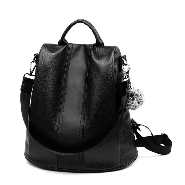 anti-theft design backpack behind the opening female bag shoulder bag lady soft leather fashion college student travel backpack
anti-theft design backpack behind the opening female bag shoulder bag lady soft leather fashion college student travel backpack