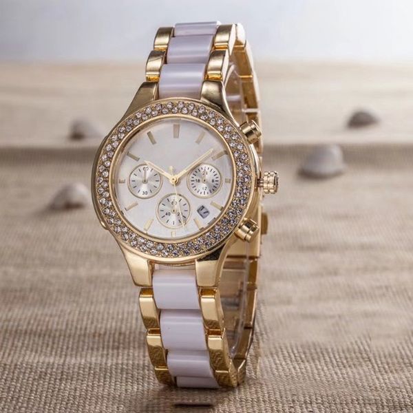 2018 luxury brand fa hion de igner ladie gold watch white dre full diamond watche women ceramic bracelet tainle teel calendar clock
2018 luxury brand fa hion de igner ladie gold watch white dre full diamond watche women ceramic bracelet tainle teel calendar clock