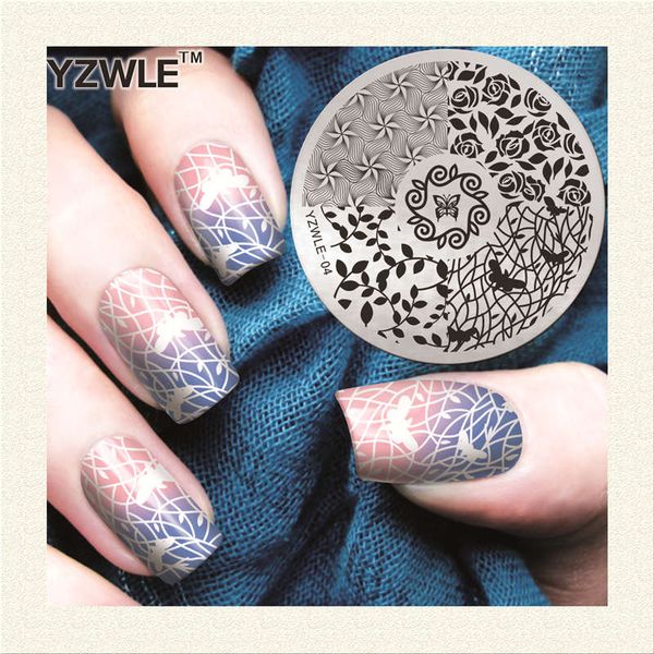 yzwle 2017 design image polish printing nail stamping plates nail art templates, White
yzwle 2017 design image polish printing nail stamping plates nail art templates, White