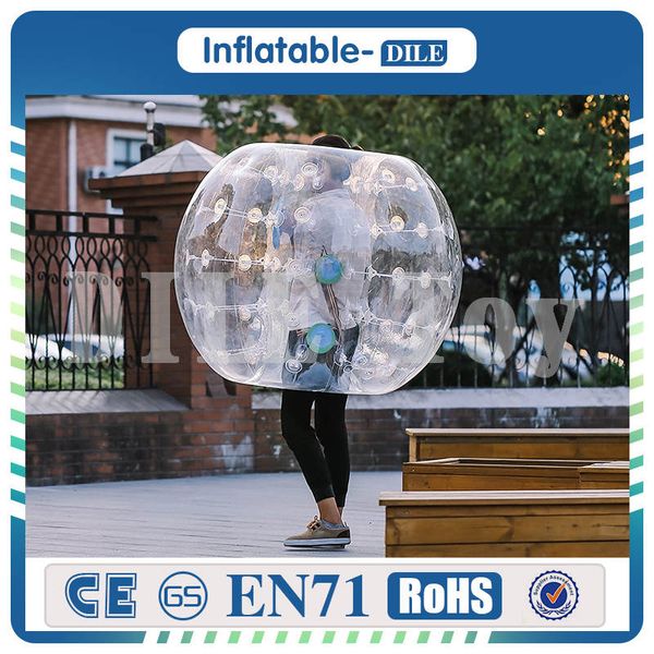 Door To Door 0.8mm Pvc 1.5m Inflatable Bubble Soccer Set Grassplot,snow Field Body Bubble Soccer ,bubble Ball