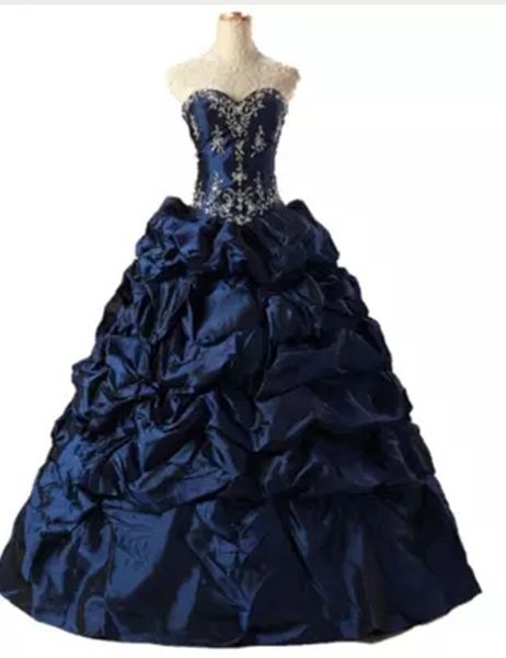 in stock 2018 fashion appliques taffeta ball gown quinceanera dress with sequines lace-up sweet 16 dress vestido debutante gowns bq136, Blue;red
in stock 2018 fashion appliques taffeta ball gown quinceanera dress with sequines lace-up sweet 16 dress vestido debutante gowns bq136, Blue;red