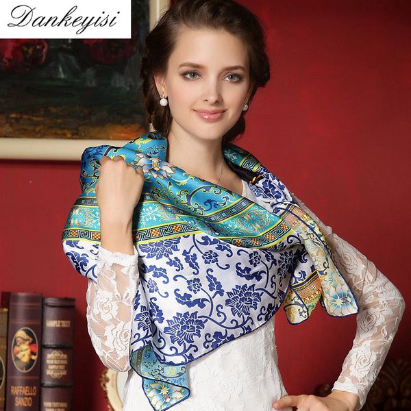 dankeyisi 2017 women scarf shawl spring autumn female silk scarves print summer 100% pure silk beach cover-ups big square scarf, Blue;gray
dankeyisi 2017 women scarf shawl spring autumn female silk scarves print summer 100% pure silk beach cover-ups big square scarf, Blue;gray