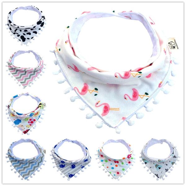 2018 baby ins bibs infant tassel burp cloths toddler cotton cartoon printed fruit flamingo saliva towel triangle head scarf 8 colors
2018 baby ins bibs infant tassel burp cloths toddler cotton cartoon printed fruit flamingo saliva towel triangle head scarf 8 colors