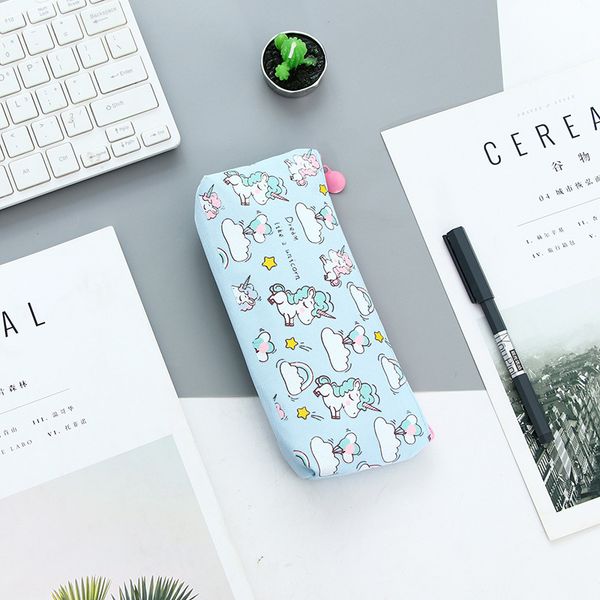 cute unicorn canvas pen bag pencil storage organizer case school supply birthday gift cosmetic makeup travel 
cute unicorn canvas pen bag pencil storage organizer case school supply birthday gift cosmetic makeup travel