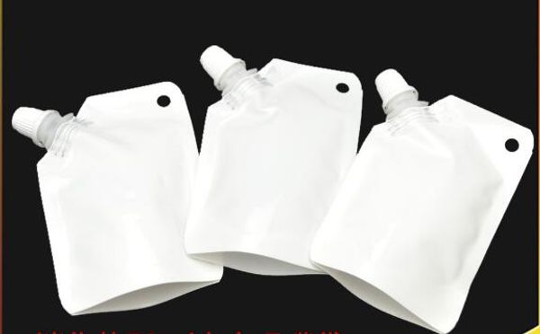 50ml white plastic doypack liquid stand up storage pouch packing bag with side spout ing
50ml white plastic doypack liquid stand up storage pouch packing bag with side spout ing