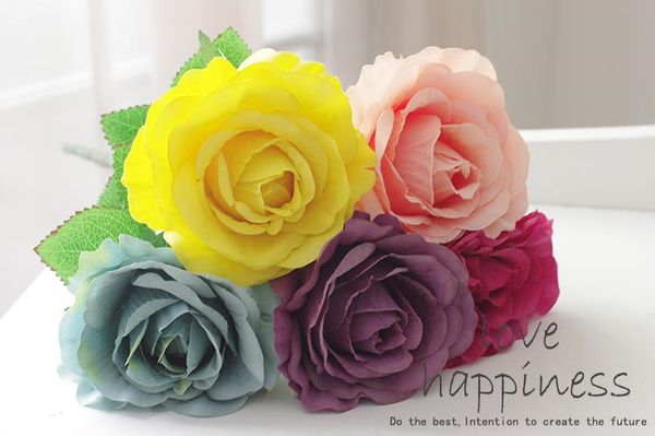 new design 12cm artificial rose flower heads silk decorative flower supermarket background diy road led wedding wall flower bouquet
new design 12cm artificial rose flower heads silk decorative flower supermarket background diy road led wedding wall flower bouquet