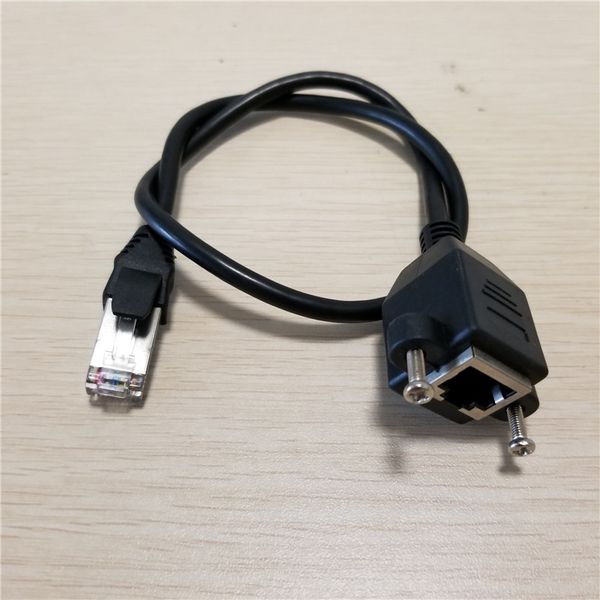 10pcs/lot lock panel mount rj45 network data extension cable male to female 50cm black
10pcs/lot lock panel mount rj45 network data extension cable male to female 50cm black