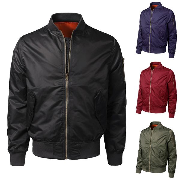 waterproof outwear men spring autumn winter casual solid slim bomber jacket zipper #0807, Black;brown
waterproof outwear men spring autumn winter casual solid slim bomber jacket zipper #0807, Black;brown