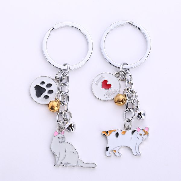 2018 cartoon cat keychains pet jewelry key rings keychain for bag animal fashion car keychain gift cute for women, Silver
2018 cartoon cat keychains pet jewelry key rings keychain for bag animal fashion car keychain gift cute for women, Silver