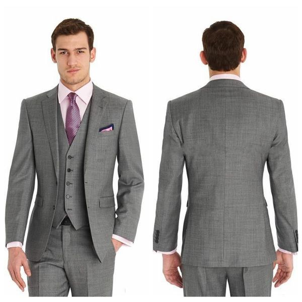vintage slim fit two buttons formal man wedding suits groom tuxedos gray classic wedding tuxedos (jacket+pants+tie+vest, Black;gray
vintage slim fit two buttons formal man wedding suits groom tuxedos gray classic wedding tuxedos (jacket+pants+tie+vest, Black;gray