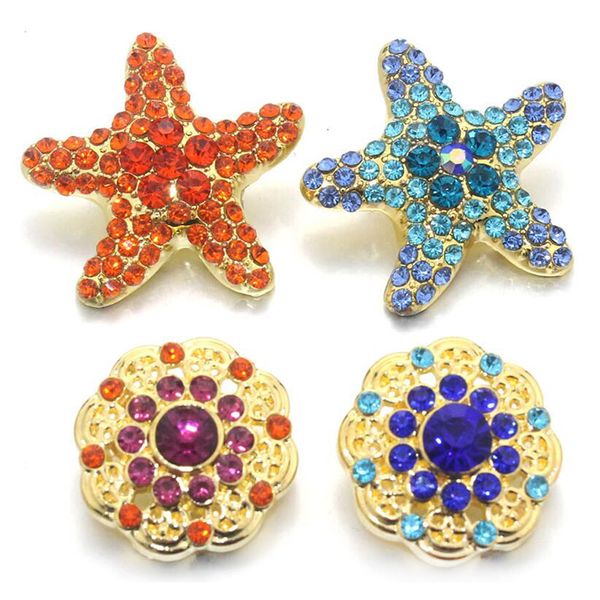 10pcs starfish and flowers rhinestone snap button fit 18mm buttons snap jewelry for snap bracelet ginger jewelry, Bronze;silver
10pcs starfish and flowers rhinestone snap button fit 18mm buttons snap jewelry for snap bracelet ginger jewelry, Bronze;silver