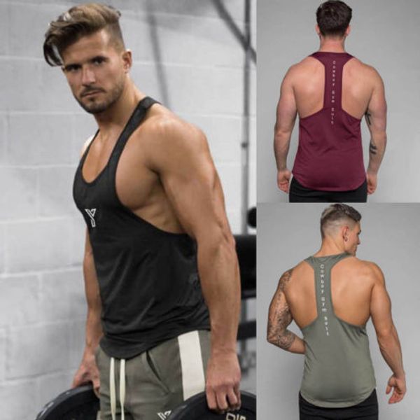 2018 summer mens singlet t back tank vest racer y back bodybuilding cotton men muscle sleeveless joggers sports running vest, Black;blue
2018 summer mens singlet t back tank vest racer y back bodybuilding cotton men muscle sleeveless joggers sports running vest, Black;blue