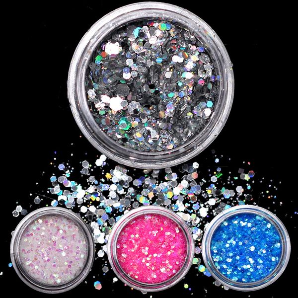 1pcs confetti sequins colorful glitter 1mm 2mm 3mm nail paillette flakies round shapes nail art decoration m3a509, Silver;gold
1pcs confetti sequins colorful glitter 1mm 2mm 3mm nail paillette flakies round shapes nail art decoration m3a509, Silver;gold