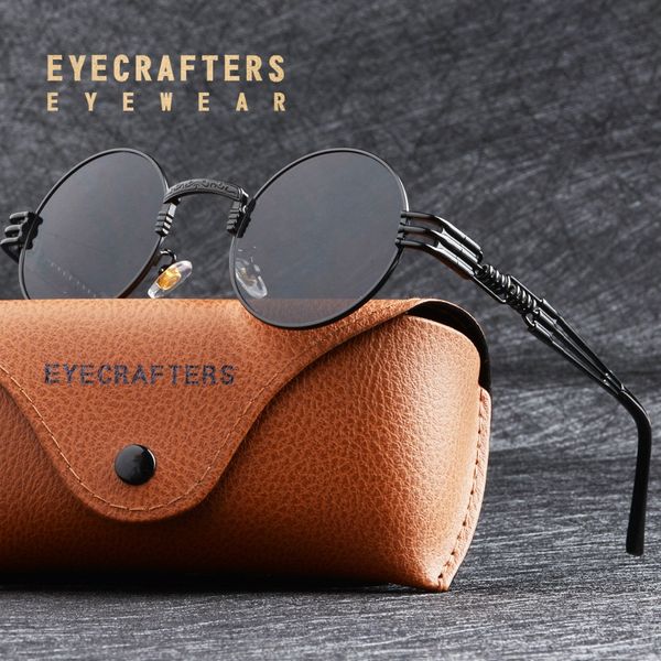 fashion black metal round sunglasses mens gothic steampunk sunglasses mirrored womens retro vintage eyewear black sun glasses, White;black
fashion black metal round sunglasses mens gothic steampunk sunglasses mirrored womens retro vintage eyewear black sun glasses, White;black