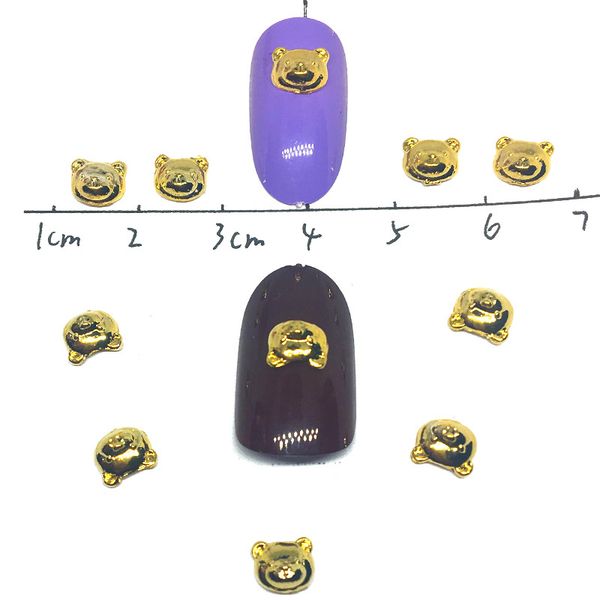 10pcs gold bear nail art decorations 3d kawaii studs charms dekors bling nailart supplies metal accessories diy manicure new, Silver;gold
10pcs gold bear nail art decorations 3d kawaii studs charms dekors bling nailart supplies metal accessories diy manicure new, Silver;gold
