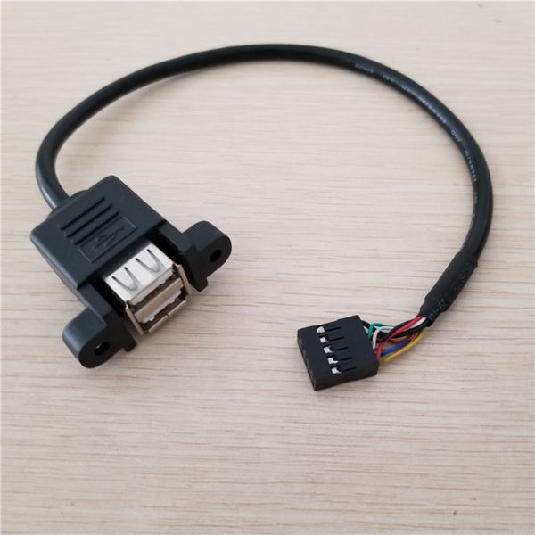 10pcs/lot dupont 10pin/9pin female to dual usb type a female panel mount adapter data extension cable 30cm
10pcs/lot dupont 10pin/9pin female to dual usb type a female panel mount adapter data extension cable 30cm