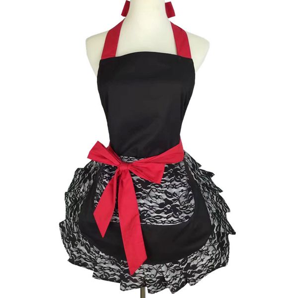 lace aprons for women lady cotton apron with adjustable neck strap long ties apron for kitchen cooking home baking 70cm 122238
lace aprons for women lady cotton apron with adjustable neck strap long ties apron for kitchen cooking home baking 70cm 122238