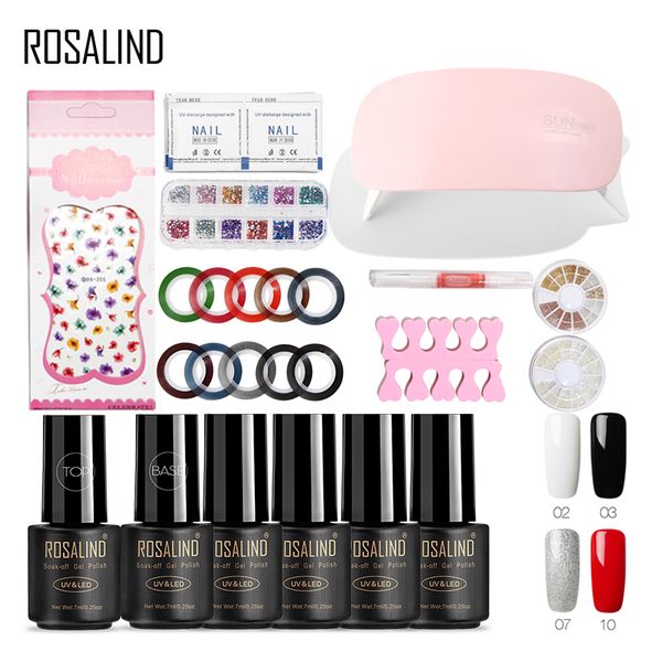 rosalind gel varnishes set with lamp nail tools gel nail polish set for manicure brushes rhinestone form for extension
rosalind gel varnishes set with lamp nail tools gel nail polish set for manicure brushes rhinestone form for extension