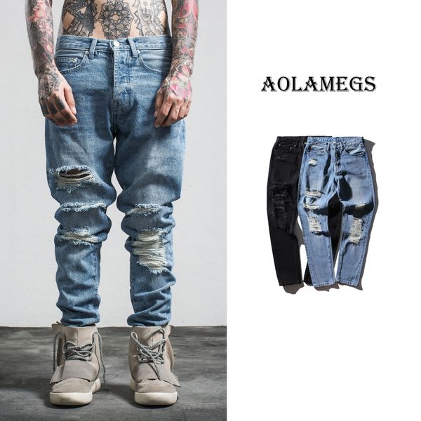 aolamegs men denim pants boys gd korean washed ripped jeans pants homme fashion men begger trousers high street casual bottoms, Blue
aolamegs men denim pants boys gd korean washed ripped jeans pants homme fashion men begger trousers high street casual bottoms, Blue