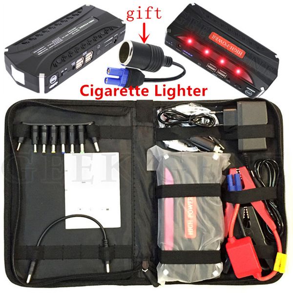 

portable 600a starting device high power 12000mah car jump starter power bank petrol diesel car charger for battery