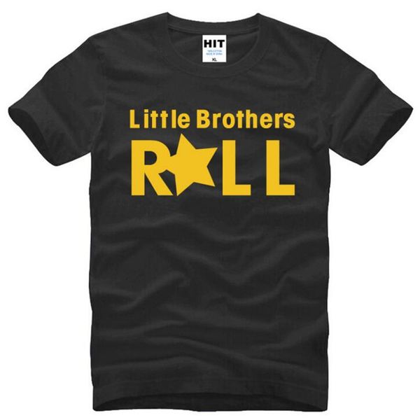 little brothers roll creative letter printed mens men t shirt tshirt fashion summer short sleeve cotton t-shirt camisetas hombre, White;black
little brothers roll creative letter printed mens men t shirt tshirt fashion summer short sleeve cotton t-shirt camisetas hombre, White;black