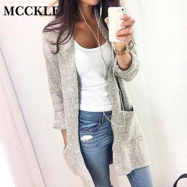 mcckle women long sleeve loose knitting soft cardigan female pocket sweater autumn winter women's female knitted sweater, White;black
mcckle women long sleeve loose knitting soft cardigan female pocket sweater autumn winter women's female knitted sweater, White;black