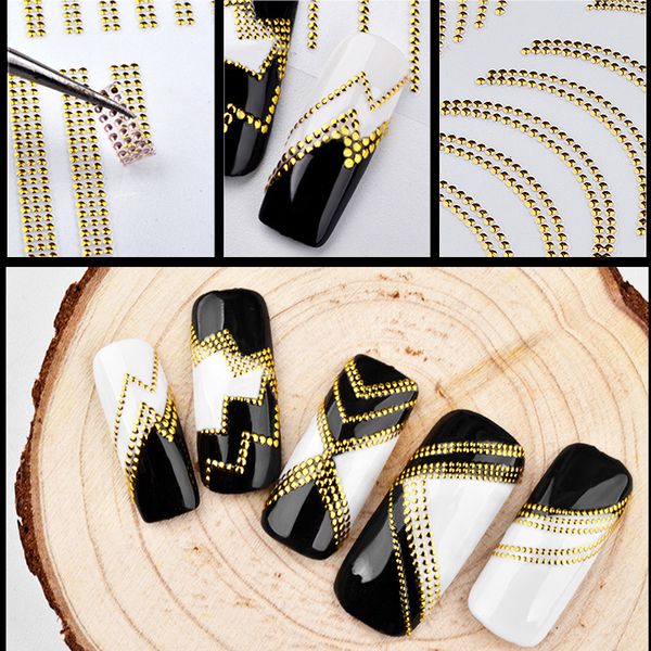 efero gold metal 3d nail stickers mixed design nail sticker paper diy beauty art adhesive transfer sticker decorations, Black
efero gold metal 3d nail stickers mixed design nail sticker paper diy beauty art adhesive transfer sticker decorations, Black