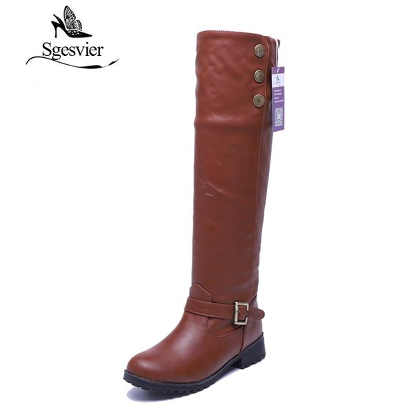 sgesvier women winter fur shoes vintage low square heels buckle knee high boots round toe platform snow boots for women ox019, Black
sgesvier women winter fur shoes vintage low square heels buckle knee high boots round toe platform snow boots for women ox019, Black