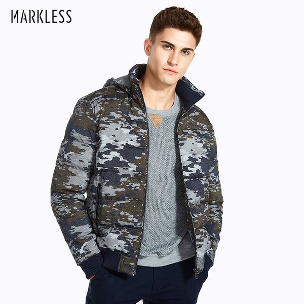 markless camouflage down & parkas men 2018 winter cotton-padded jackets thick warm coats overcoat with detachable hood, Black
markless camouflage down & parkas men 2018 winter cotton-padded jackets thick warm coats overcoat with detachable hood, Black