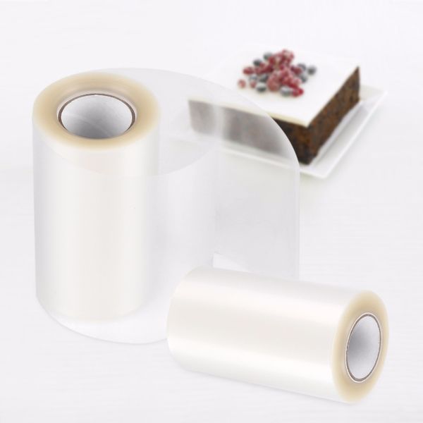 

transparent clear mousse surrounding edge wrapping tape for baking cake collar roll packaging diy cake decorating tools