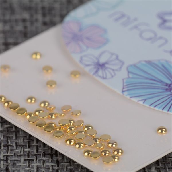 2mm golden simicircle metal rivet ornament nail studs 3d diy nail art decoration, Silver;gold
2mm golden simicircle metal rivet ornament nail studs 3d diy nail art decoration, Silver;gold