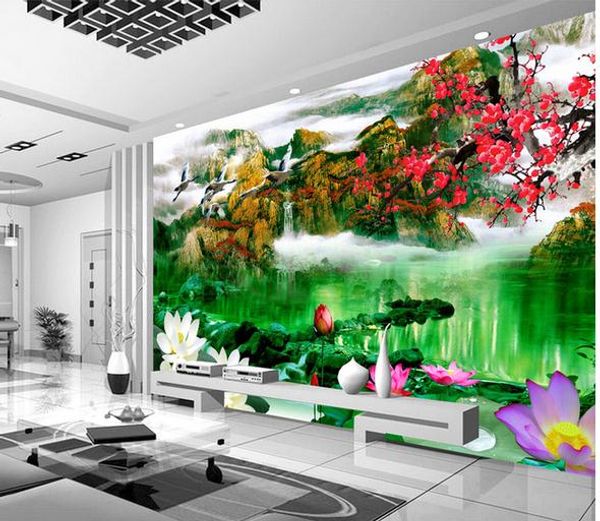 picturesque large-scale chinese ink landscape painting mural 3d wallpaper 3d wall papers for tv backdrop
picturesque large-scale chinese ink landscape painting mural 3d wallpaper 3d wall papers for tv backdrop