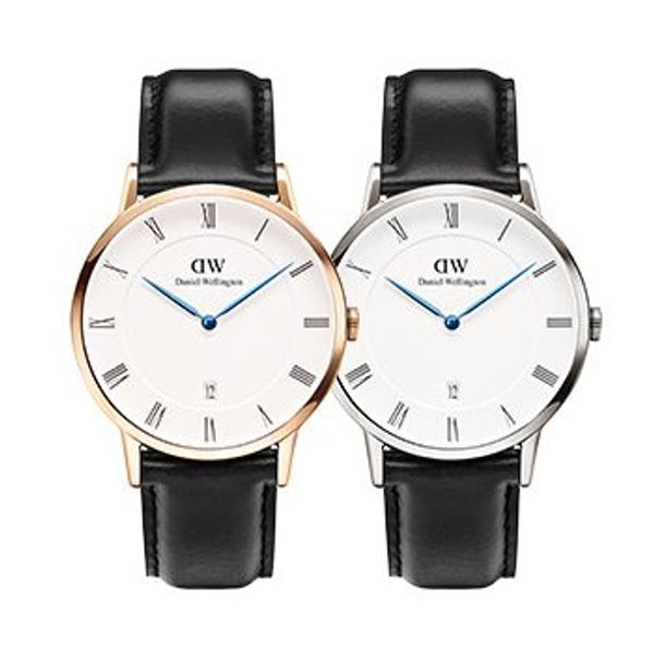 New fashion male Daniel watches 40MM leather strap automatic date men's quartz watch
New fashion male Daniel watches 40MM leather strap automatic date men's quartz watch