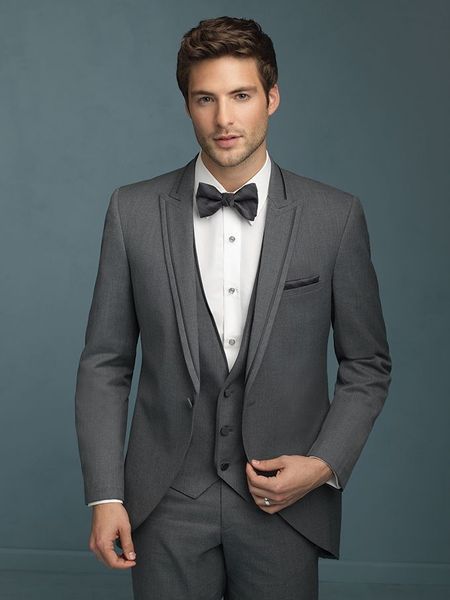 fashion grey groom tuxedos excellent men wedding tuxedos peak lapel one button men formal busines party suit(jacket+pants+tie+vest) 2005, Black;gray
fashion grey groom tuxedos excellent men wedding tuxedos peak lapel one button men formal busines party suit(jacket+pants+tie+vest) 2005, Black;gray