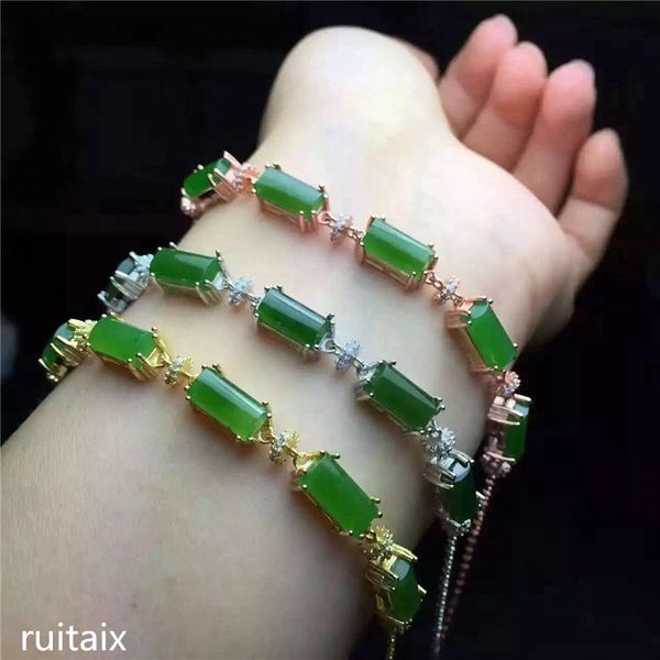 kjjeaxcmy fine jewelry 925 pure silver inlay natural hetian jasper female style bracelet small wild flowers retro rectangle, Golden;silver
kjjeaxcmy fine jewelry 925 pure silver inlay natural hetian jasper female style bracelet small wild flowers retro rectangle, Golden;silver
