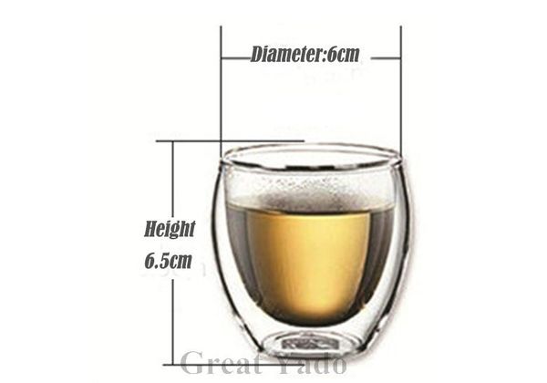 wholesale-set of 6pcs bodum pavina double wall thermal glass cup mug for /espresso/vodka 80ml
wholesale-set of 6pcs bodum pavina double wall thermal glass cup mug for /espresso/vodka 80ml