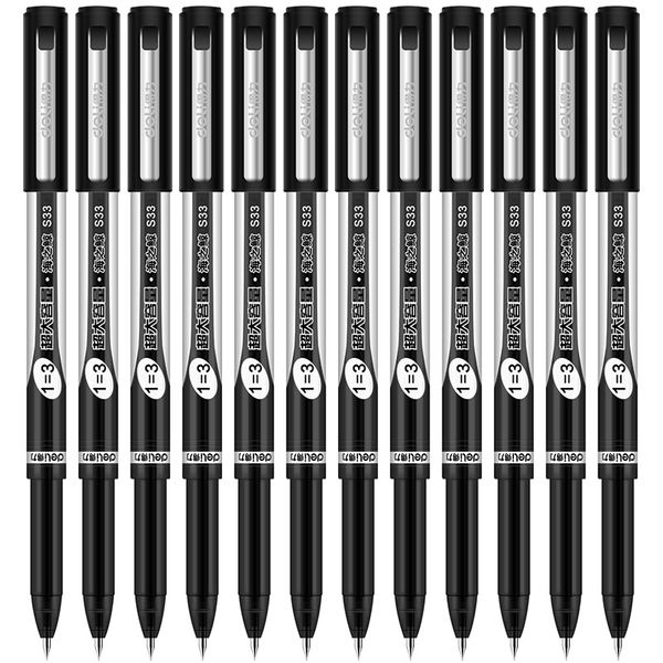 deli 4 pcs/lot retractable gel ink pen black ink fine point 0.5mm office school supplies stationery s33
deli 4 pcs/lot retractable gel ink pen black ink fine point 0.5mm office school supplies stationery s33