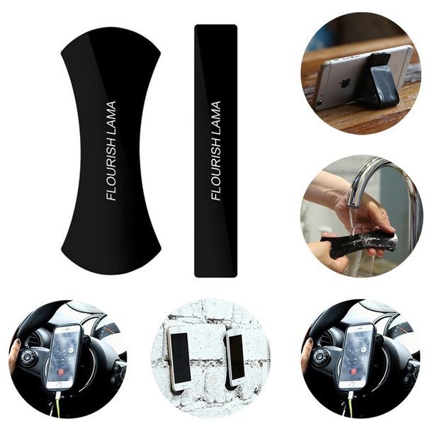 flourish lama phone holder viscosity mount holder washable reusable flexible holders black 2pcs/set car mobile phone bracket
flourish lama phone holder viscosity mount holder washable reusable flexible holders black 2pcs/set car mobile phone bracket