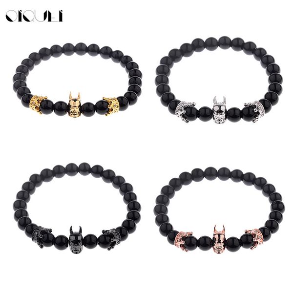 oiquei 2018 mens bracelet bright natural stone onyx beads bracelet jewelry pulseira masculina crown& beaded bracelets male, Black
oiquei 2018 mens bracelet bright natural stone onyx beads bracelet jewelry pulseira masculina crown& beaded bracelets male, Black