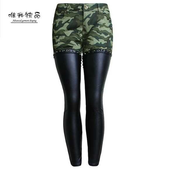 040 ladies jeans jeans pattern skinny slim fit leather pants for autumn winter, Blue
040 ladies jeans jeans pattern skinny slim fit leather pants for autumn winter, Blue