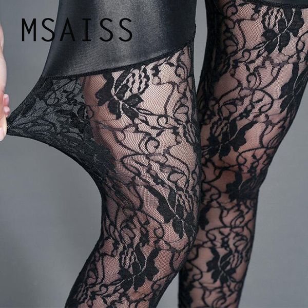 msaiss 2018 womens transparent lace leggings slim fitness casual hollow out female pants night club wear lace legging, Black
msaiss 2018 womens transparent lace leggings slim fitness casual hollow out female pants night club wear lace legging, Black