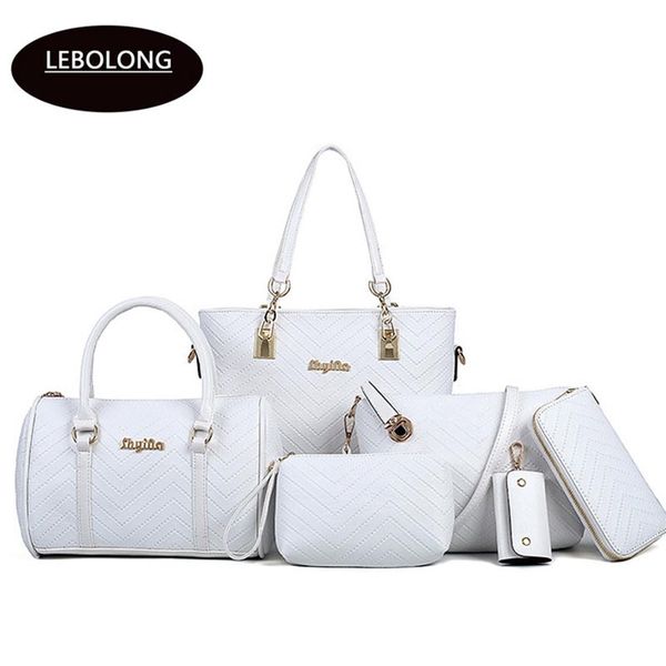 new lady handbag 6 pcs/set composite bags set women shoulder crossbody bag female purse clutch wallet
new lady handbag 6 pcs/set composite bags set women shoulder crossbody bag female purse clutch wallet