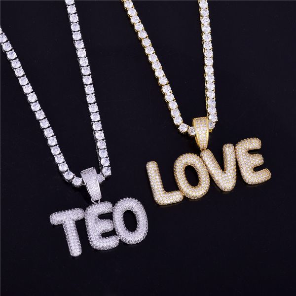 custom name men's small bubble letters necklaces & pendant ice out cubic zircon hip hop jewelry 18inch tennis chain two color, Silver
custom name men's small bubble letters necklaces & pendant ice out cubic zircon hip hop jewelry 18inch tennis chain two color, Silver
