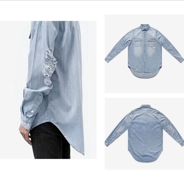 men brand designer jacket vintage washed denim jackets ripped shirts male curved bottom casual coat outerwear, Black;brown
men brand designer jacket vintage washed denim jackets ripped shirts male curved bottom casual coat outerwear, Black;brown
