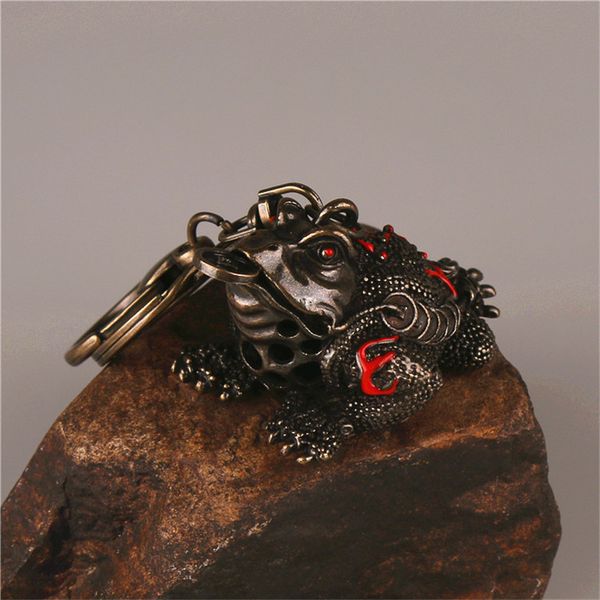 2017 new alloy lucky blessing gold toad key ring creative exquisite gift bag pendant key chain male classic car keychain, Silver
2017 new alloy lucky blessing gold toad key ring creative exquisite gift bag pendant key chain male classic car keychain, Silver