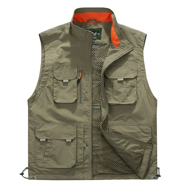 casual vest men breathable waistcoat summer autumn sleeveless men vest multipockets jacket fashion colete masculino, Black;white
casual vest men breathable waistcoat summer autumn sleeveless men vest multipockets jacket fashion colete masculino, Black;white