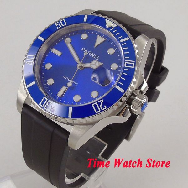 40mm watch blue dial luminous sapphire glass blue ceramic bezel 21 jewels miyota automatic movement men's watch 653, Slivery;brown
40mm watch blue dial luminous sapphire glass blue ceramic bezel 21 jewels miyota automatic movement men's watch 653, Slivery;brown