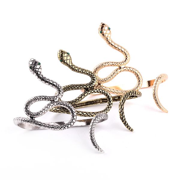 retro snake bracelet s-shaped bangles 3 colors alloy bracelets personality women bracelet fashion jewelry holiday gift, Black
retro snake bracelet s-shaped bangles 3 colors alloy bracelets personality women bracelet fashion jewelry holiday gift, Black